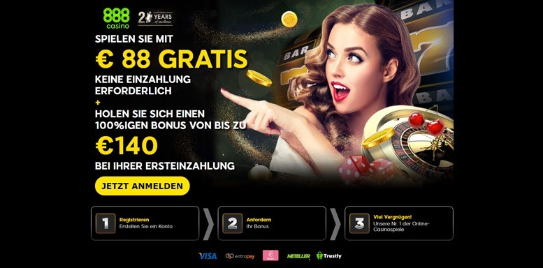 Vorschaubild des 888 Casino Bonus