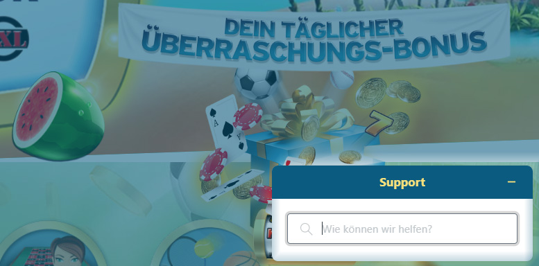 Kundensupport im Sunnyplayer Casino