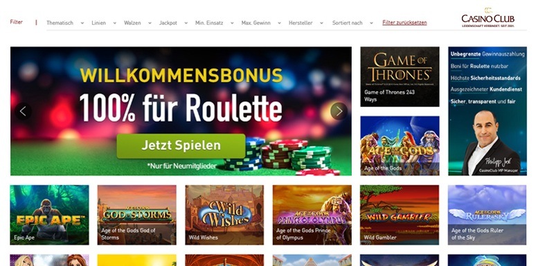 Casino Club Spiele