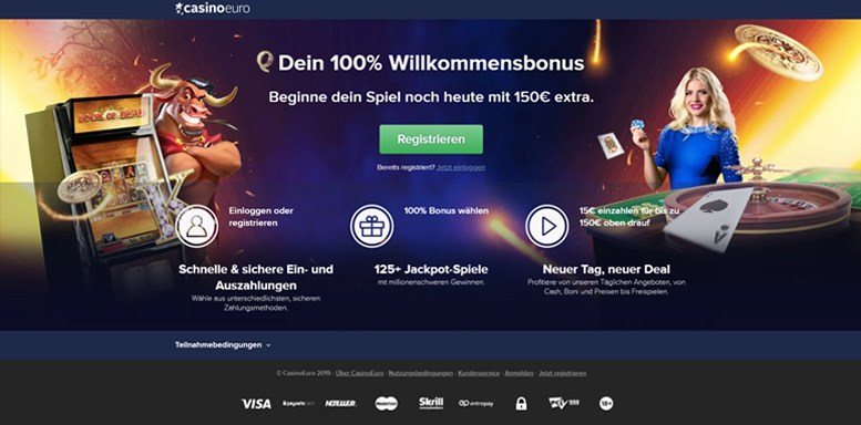 Vorschaubild des CasinoEuro Bonuses