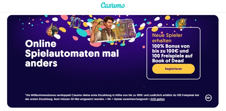 Bonusangebot von Casumo