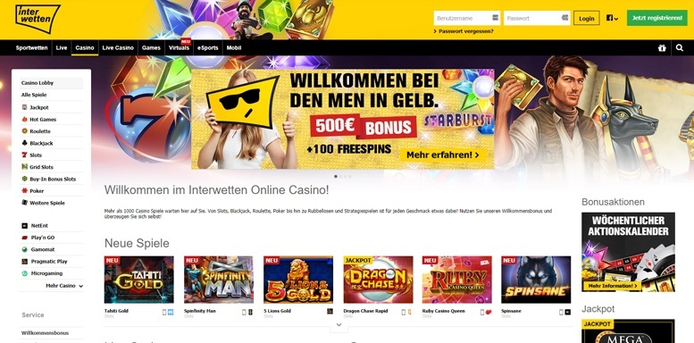 Vorschaubild der Webseite von Interwetten