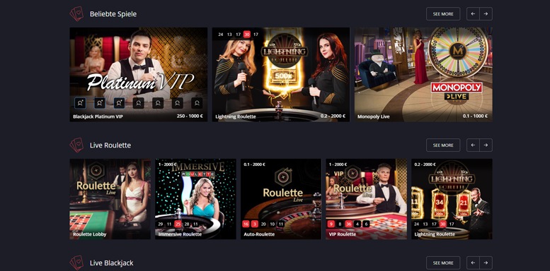 Vorschaubild für das Live Casino von Twin